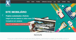 Desktop Screenshot of nexun.com.br
