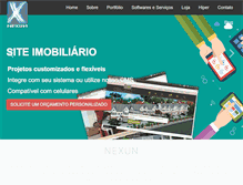 Tablet Screenshot of nexun.com.br